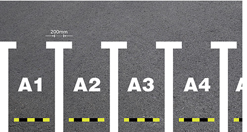 停車位標(biāo)識(shí)線 停車位標(biāo)識(shí)線