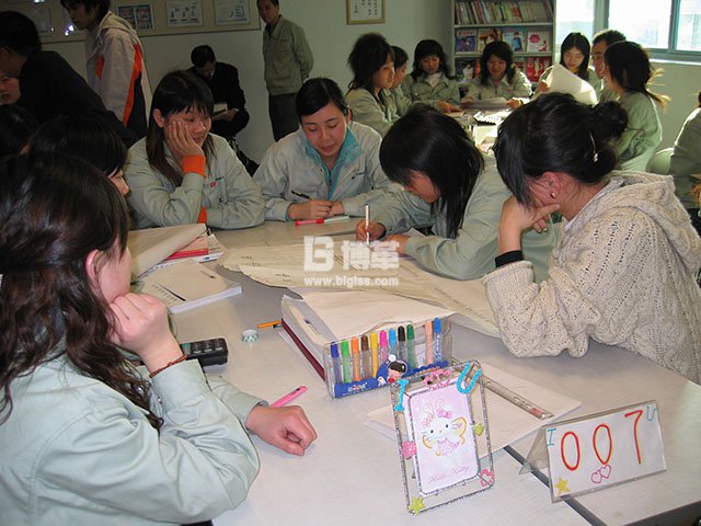 STARION液晶顯示器班組長培訓現場