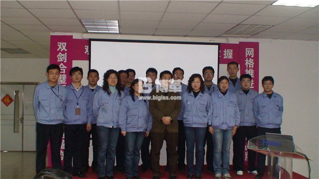 青島海爾滾筒洗衣機班組現場管理培訓合影