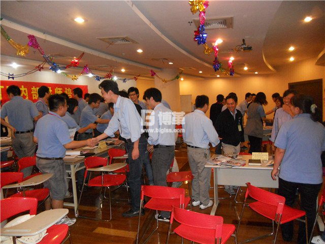 上海展華電子班組管理內部講師培訓現場演練